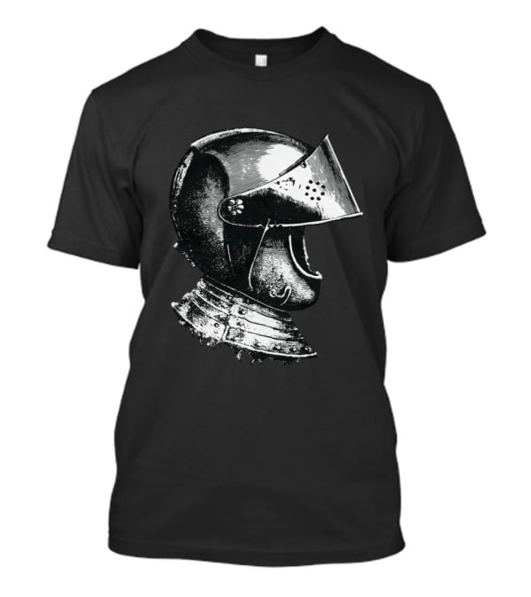 A Knight Helmet Medieval Armor T-Shirt