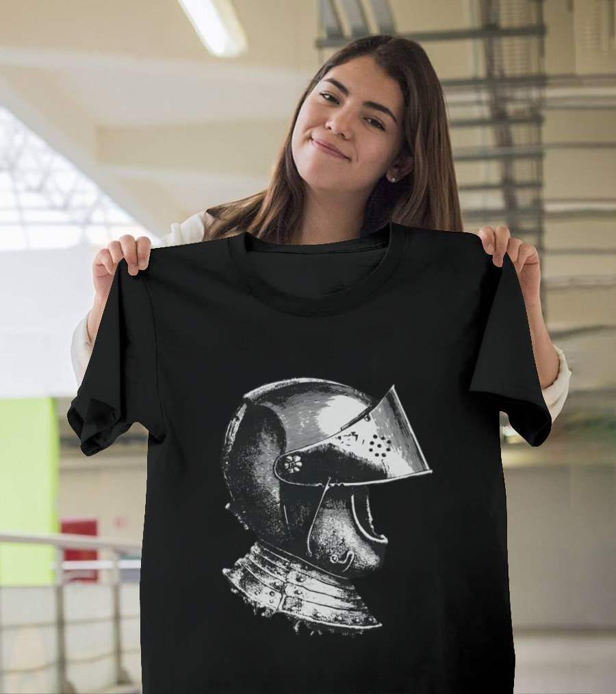 A Knight Helmet Medieval Armor T-Shirt