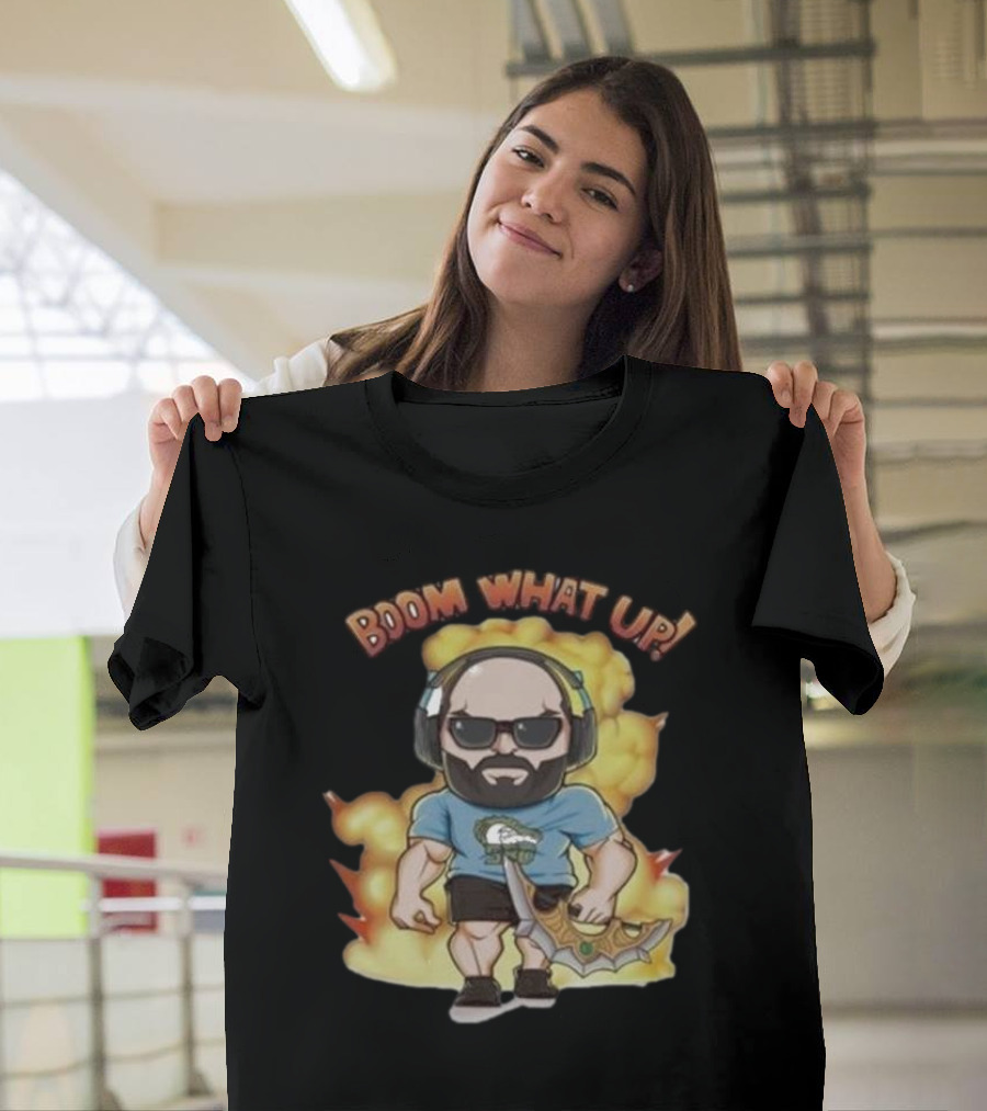 Boom What Up Nikola Jokic Gamer Style Explosion T-Shirt