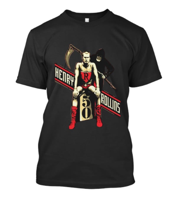 Henry Rollins Reaper 50 Red Boots T-Shirt