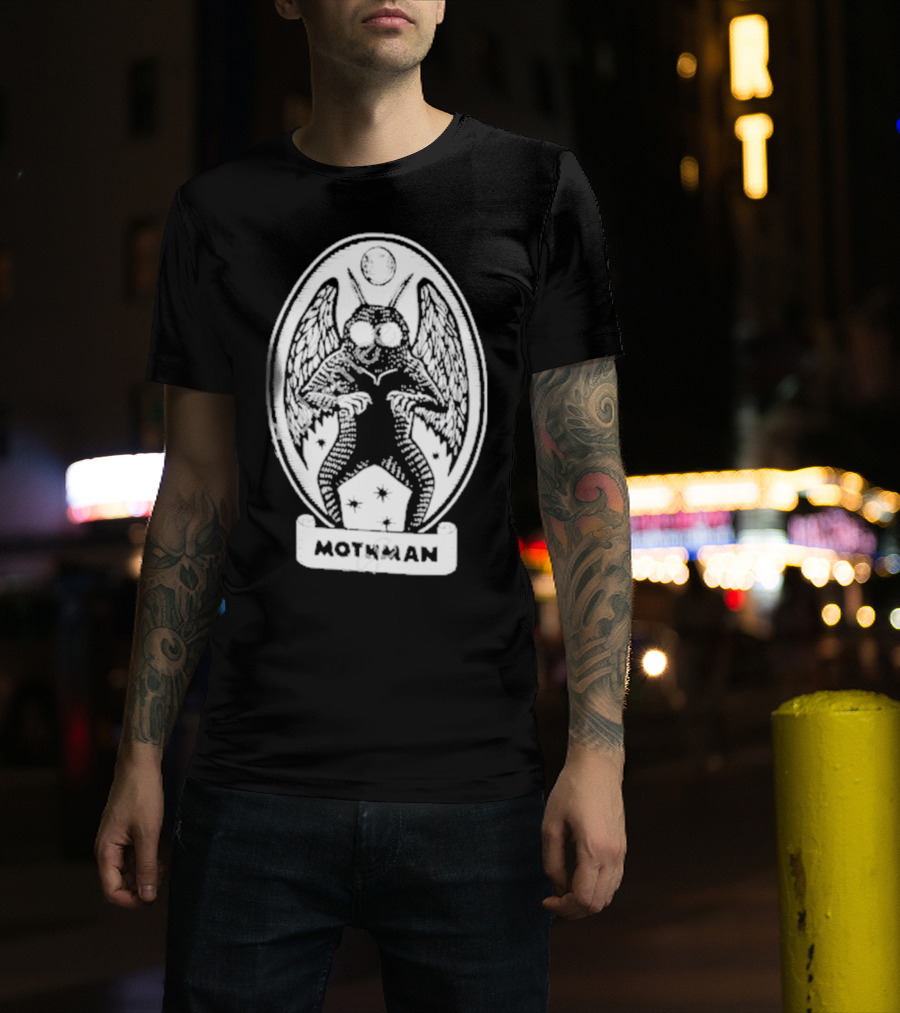 Emery Mothman Celestial Frame T-Shirt