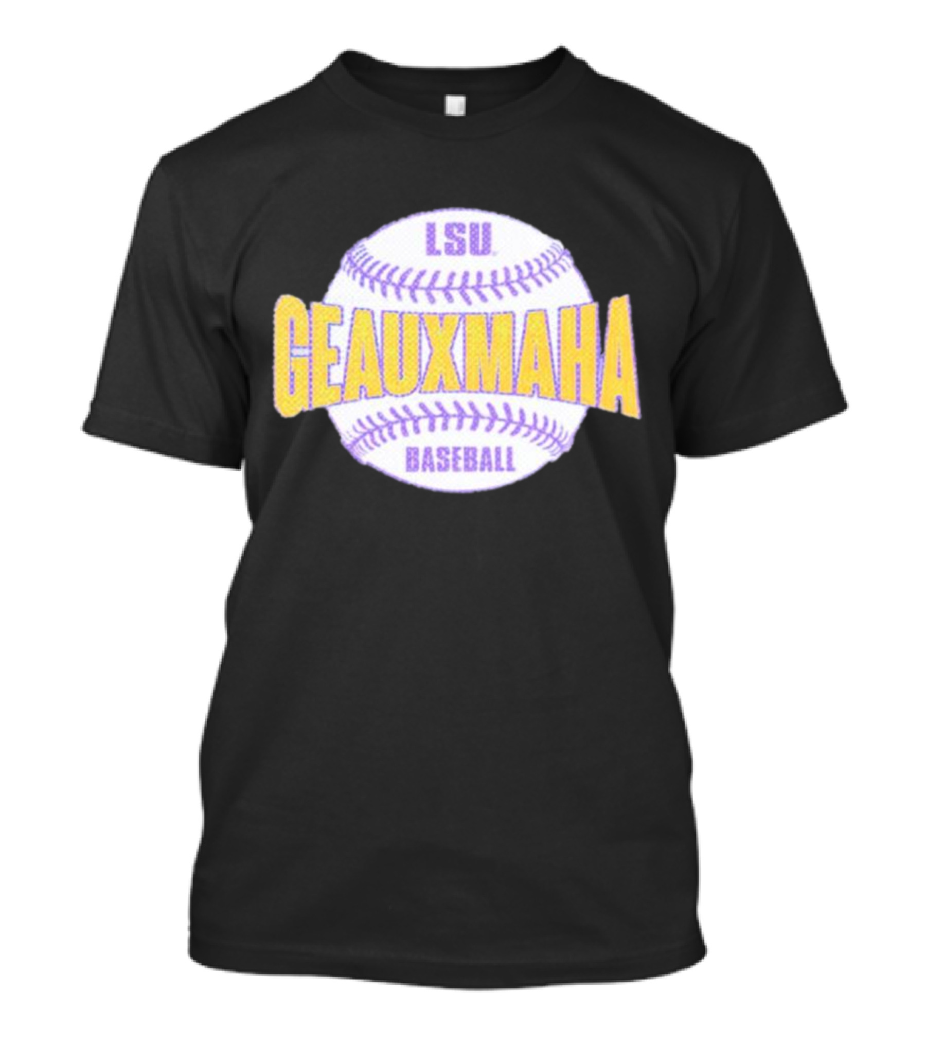 LSU Tigers GEAUXMAHA Baseball T-Shirt