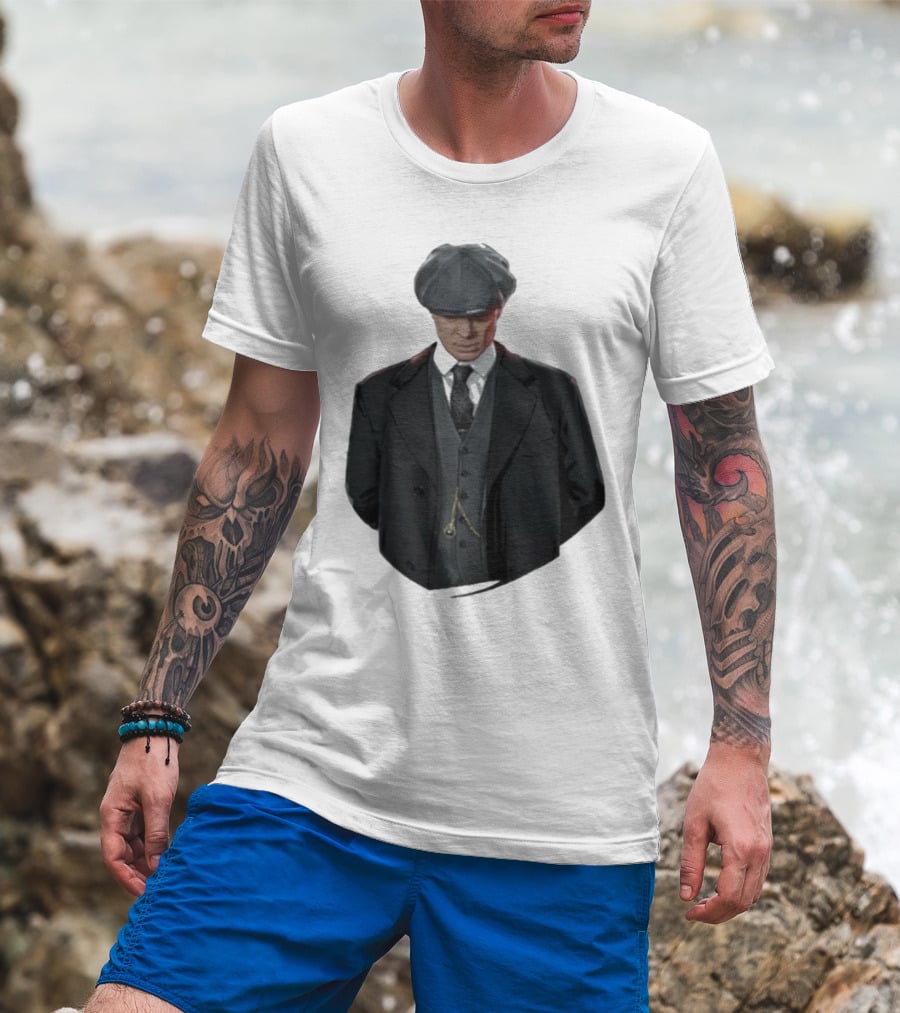 Peaky Blinders Thomas Shelby Suit And Cap Iconic T-Shirt
