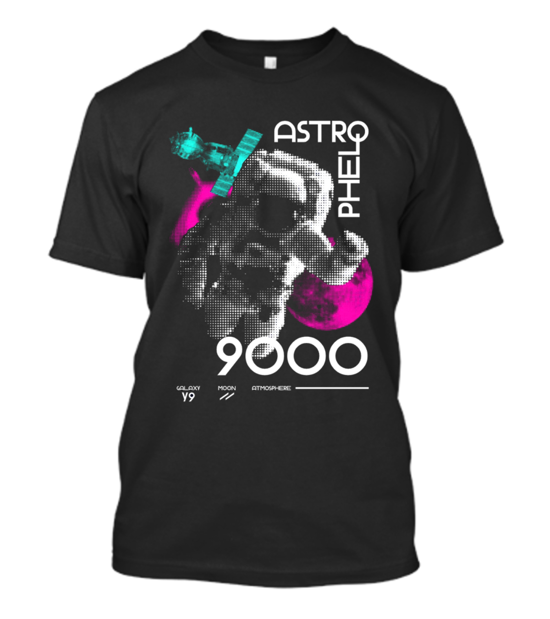Astrophel 9000 Galaxy V9 Moon Atmosphere T-Shirt
