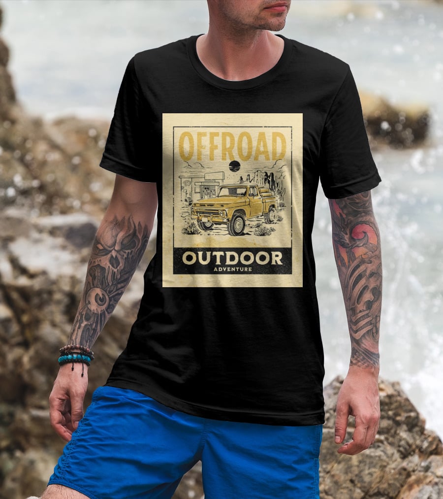 Offroad Outdoor Adventure Pickup Truck T-Shirt