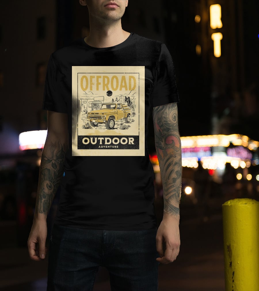 Offroad Outdoor Adventure Pickup Truck T-Shirt