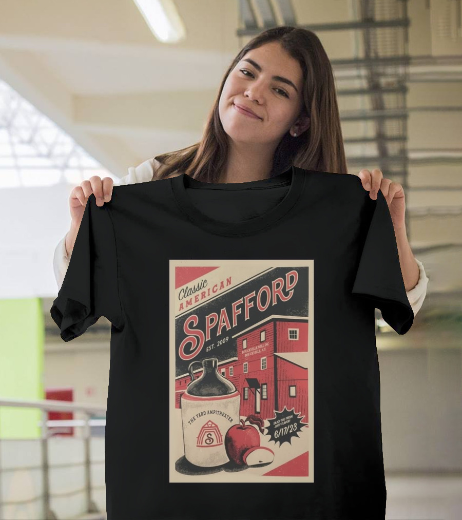 Classic American Spafford Est. 2009 The Yard Amphitheater Brookville N.Y. 6/17/23 T-Shirt