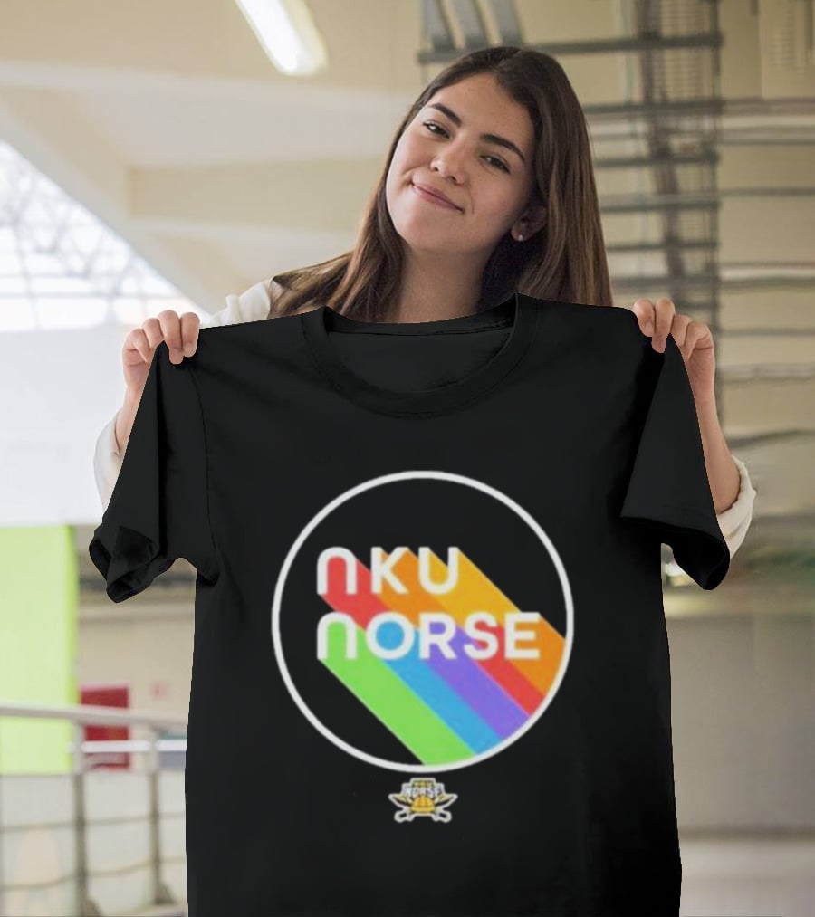 Nku Norse Rainbow Circle Pride T-Shirt