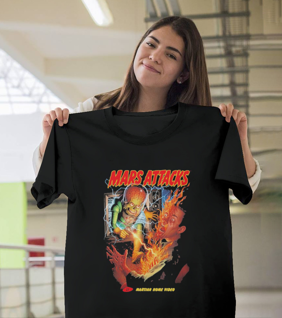 Mars Attacks Martian Home Video 23 T-Shirt