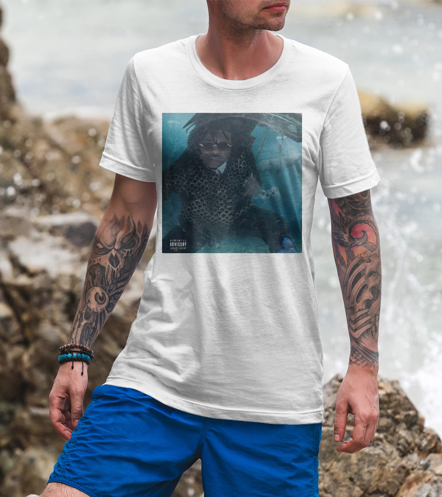 Parental Advisory Gunna Oceangate Album Cover Submarine Underwater T-Shirt