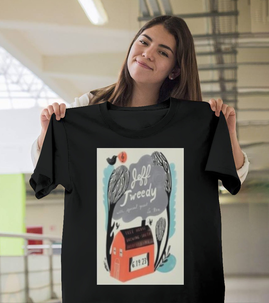 Jeff Tweedy Tour 61923 Tree House Brewing South Deerfield La Bren T-Shirt