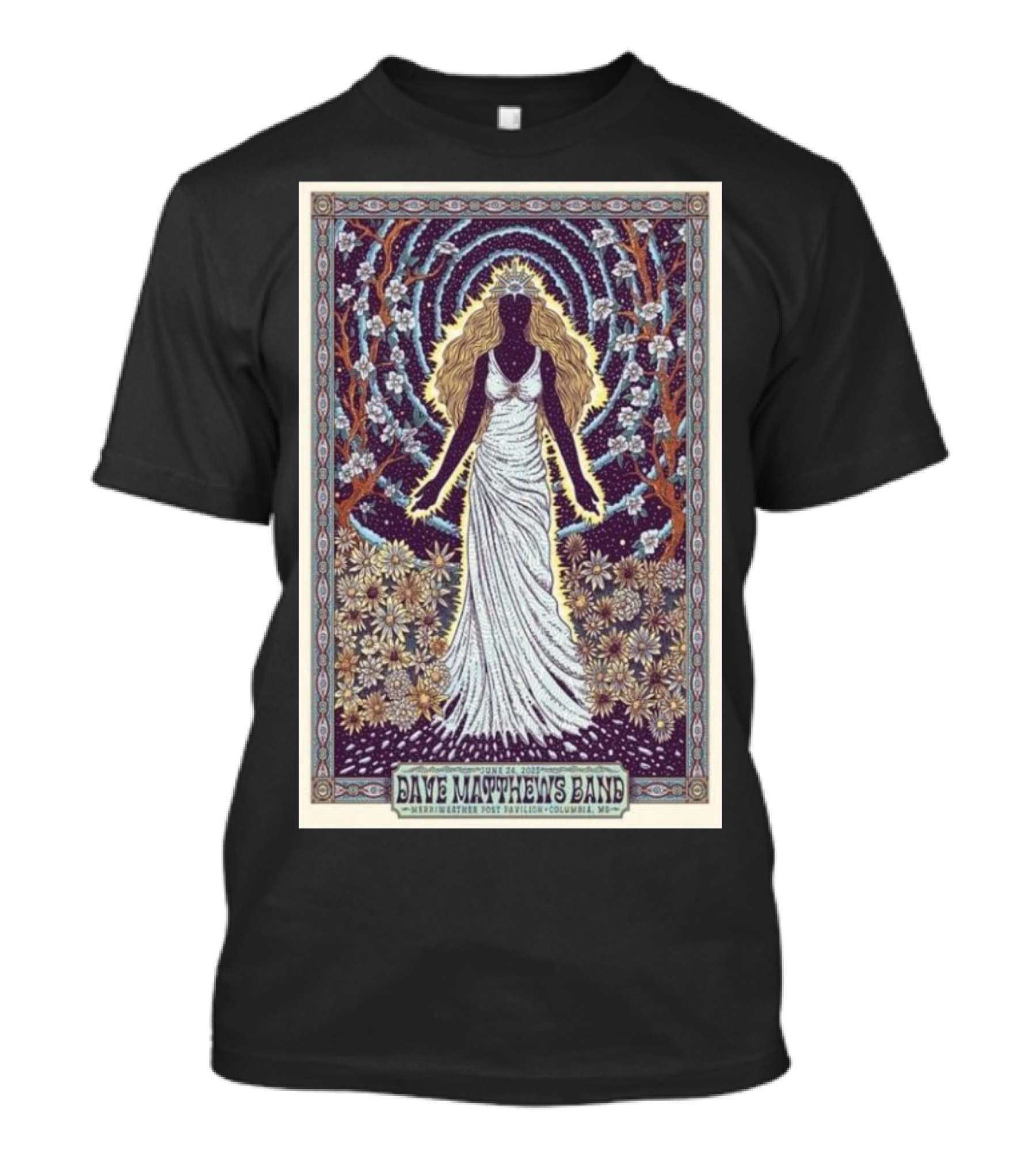 Dave Matthews Band Columbia Merriweather Post Pavilion June 11 2013 T-Shirt