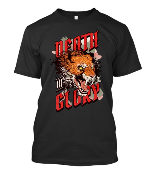Death Or Glory Fierce Animal Roaring Beast Iconic T-Shirt