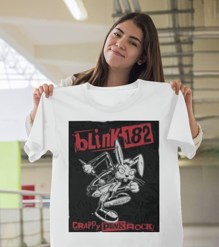 Blink-182 Crappy Punk Rock Punk Bunny T-Shirt