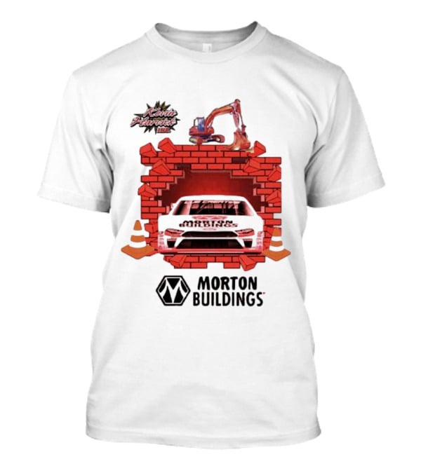 Kevin Harvick Inc Morton Buildings Car Brick Wall Racing T-Shirt