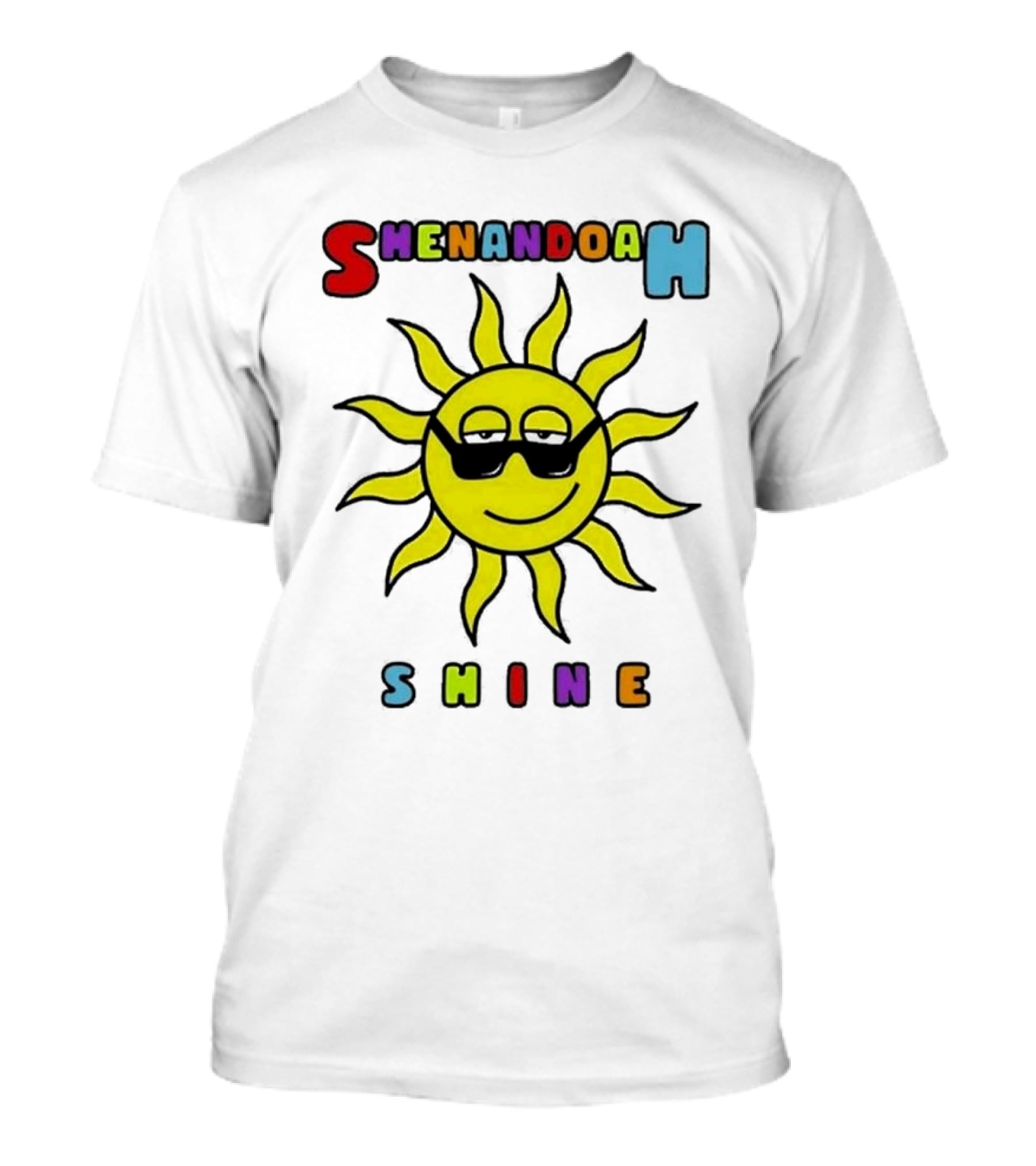 Shenandoah Shine Merch Sunshine Sun With Sunglasses T-Shirt