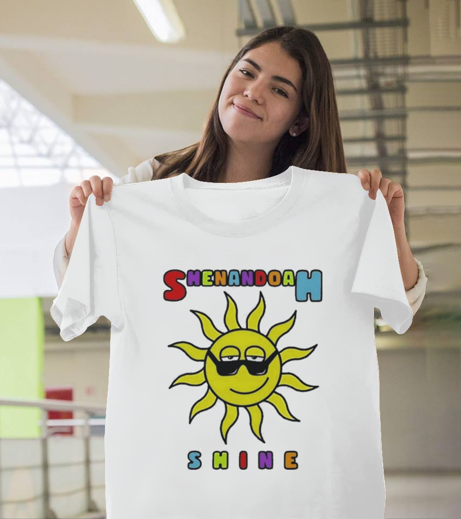 Shenandoah Shine Merch Sunshine Sun with Sunglasses T-Shirt