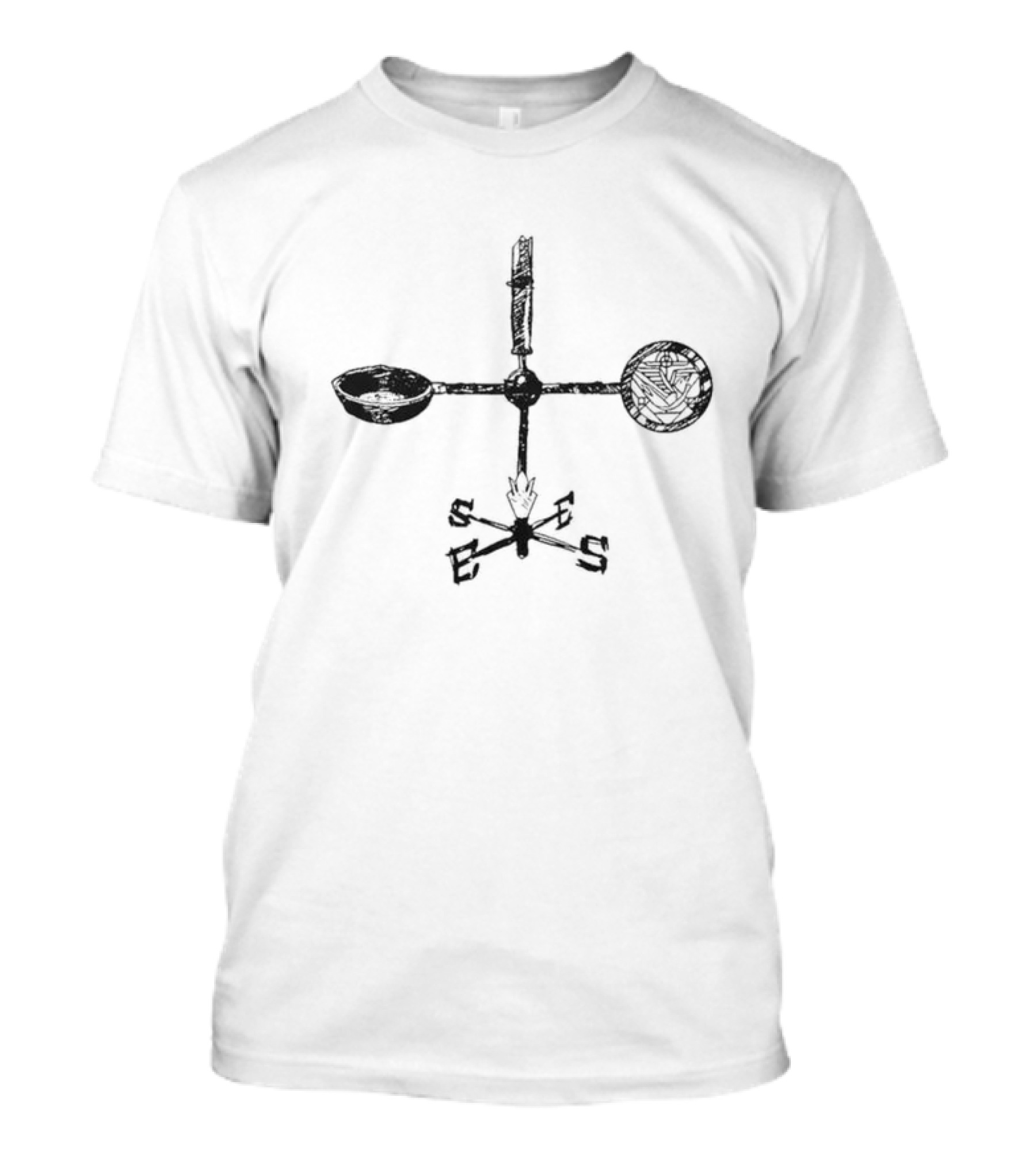 Jason Isbell Merch Compass And Scales T-Shirt