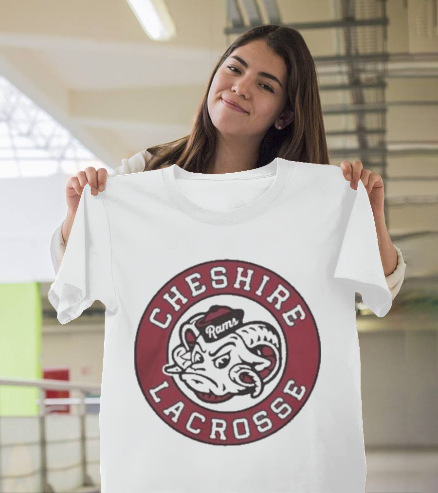 Cheshire Rams Lacrosse Team Emblem T-Shirt