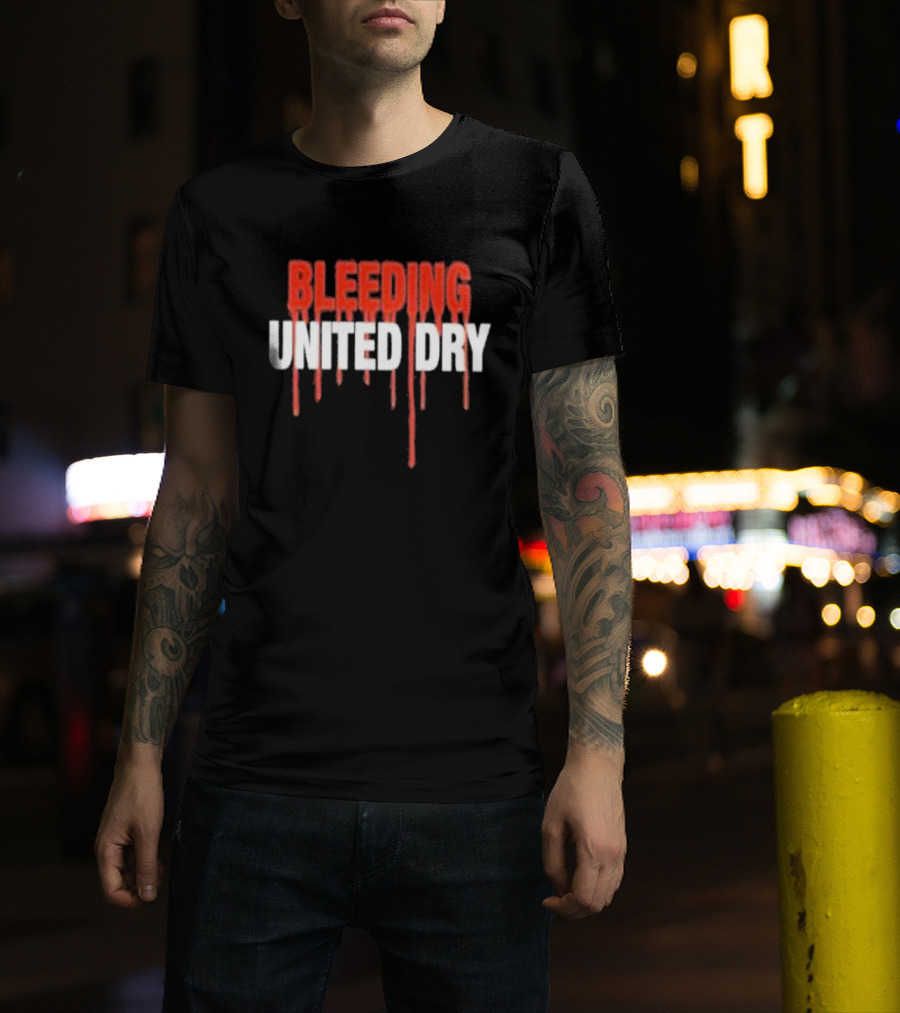 Bleeding United Dry Dripping Red T-Shirt