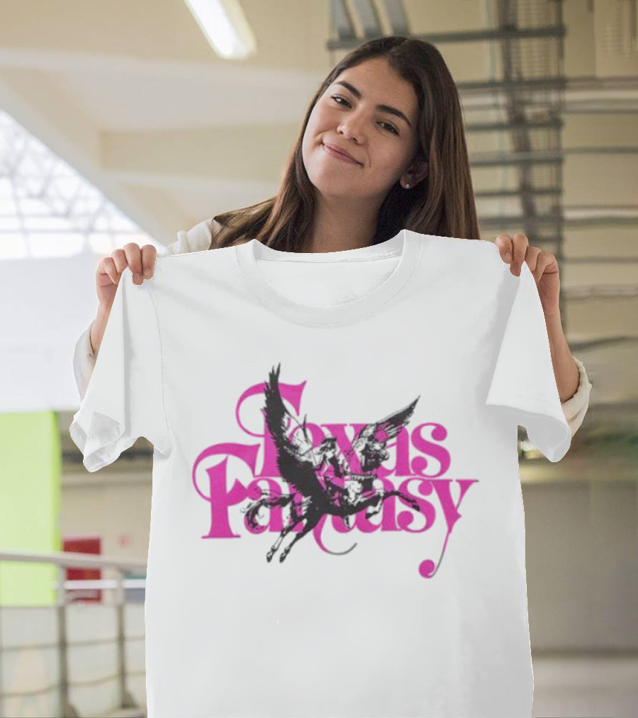 Texas Fantasy Mixed Media Typography T-Shirt