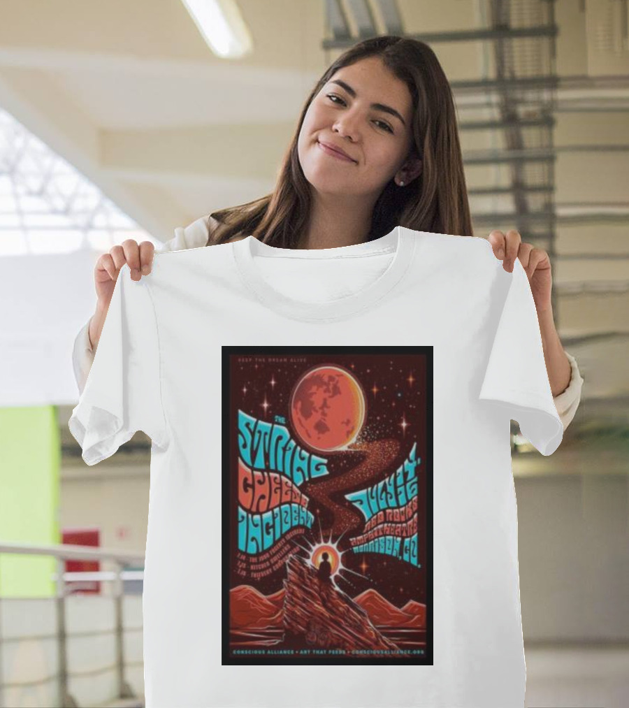 The String Cheese Incident Red Rocks 2024 Conscious Alliance Keep the Dream Alive T-Shirt