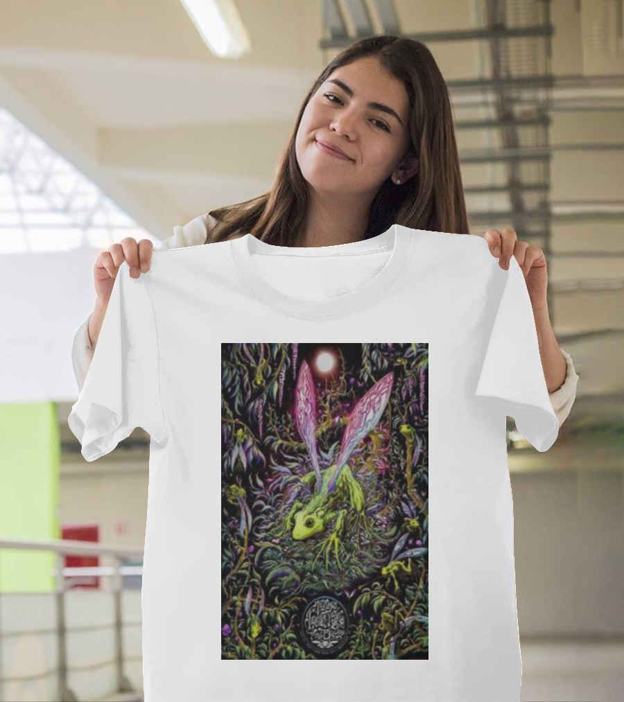 Les Claypool’s Fearless Flying Frog Brigade Psychedelic Creature Art Wheatland T-Shirt