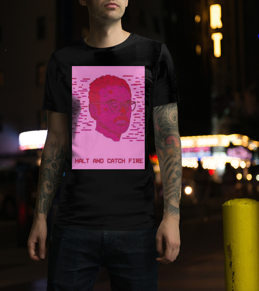 Halt And Catch Fire Retro Pixel T-Shirt