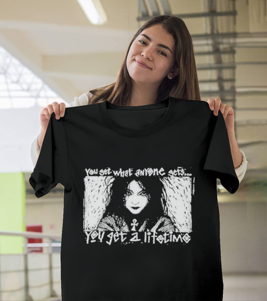You Set What Anyone Gets You Get a Lifetime The Sandman Death Ankh T-Shirt