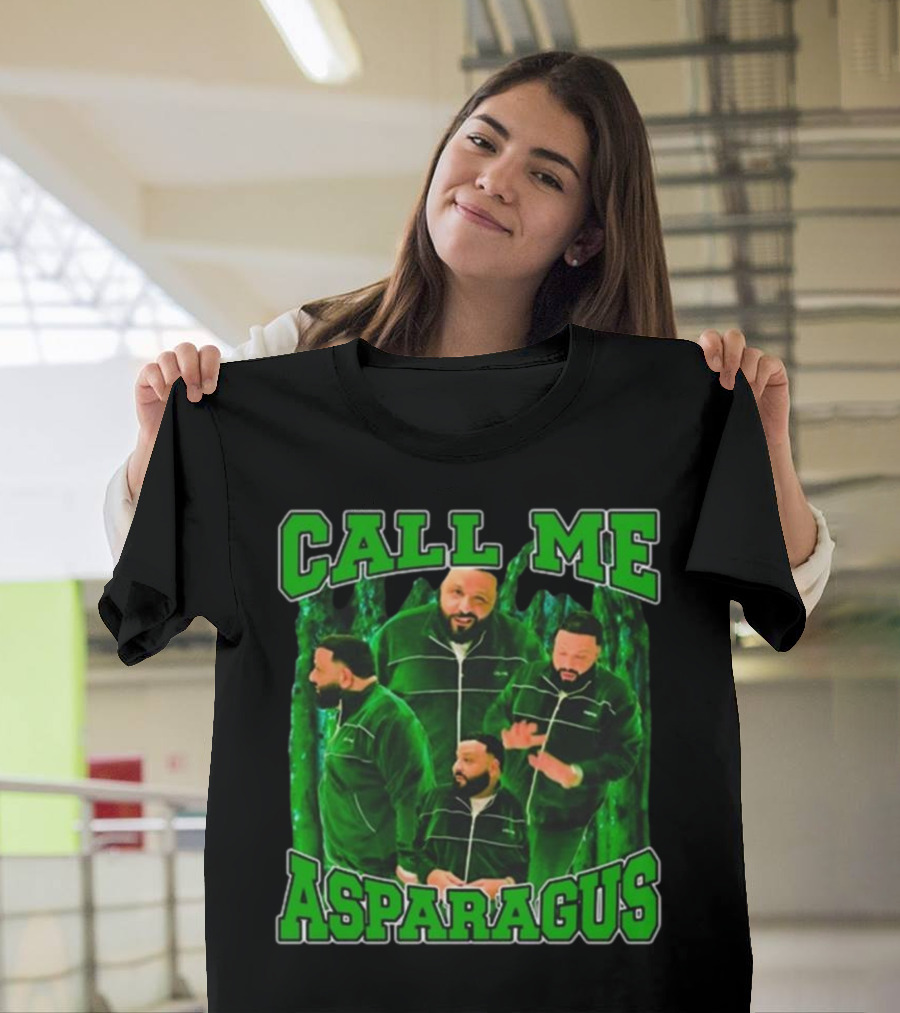 Call ME Asparagus Green Tracksuit Dj Look T-Shirt
