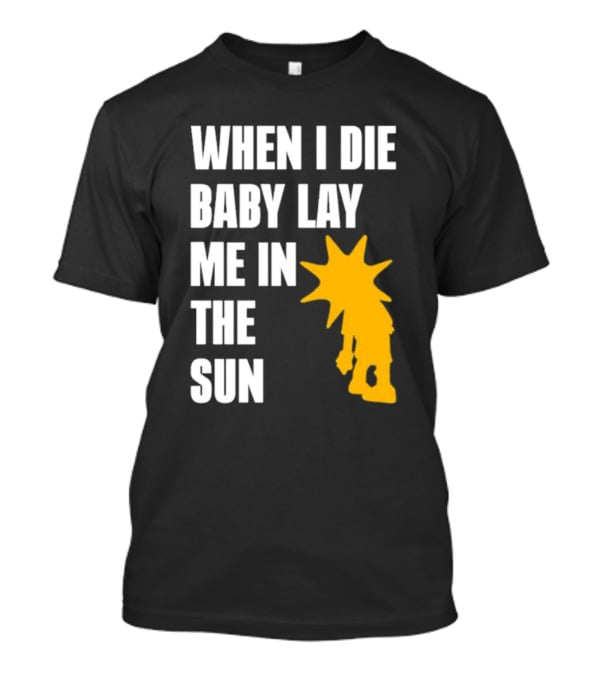 When I Die Baby Lay Me In The Sun Dominic Fike Sunburst T-Shirt