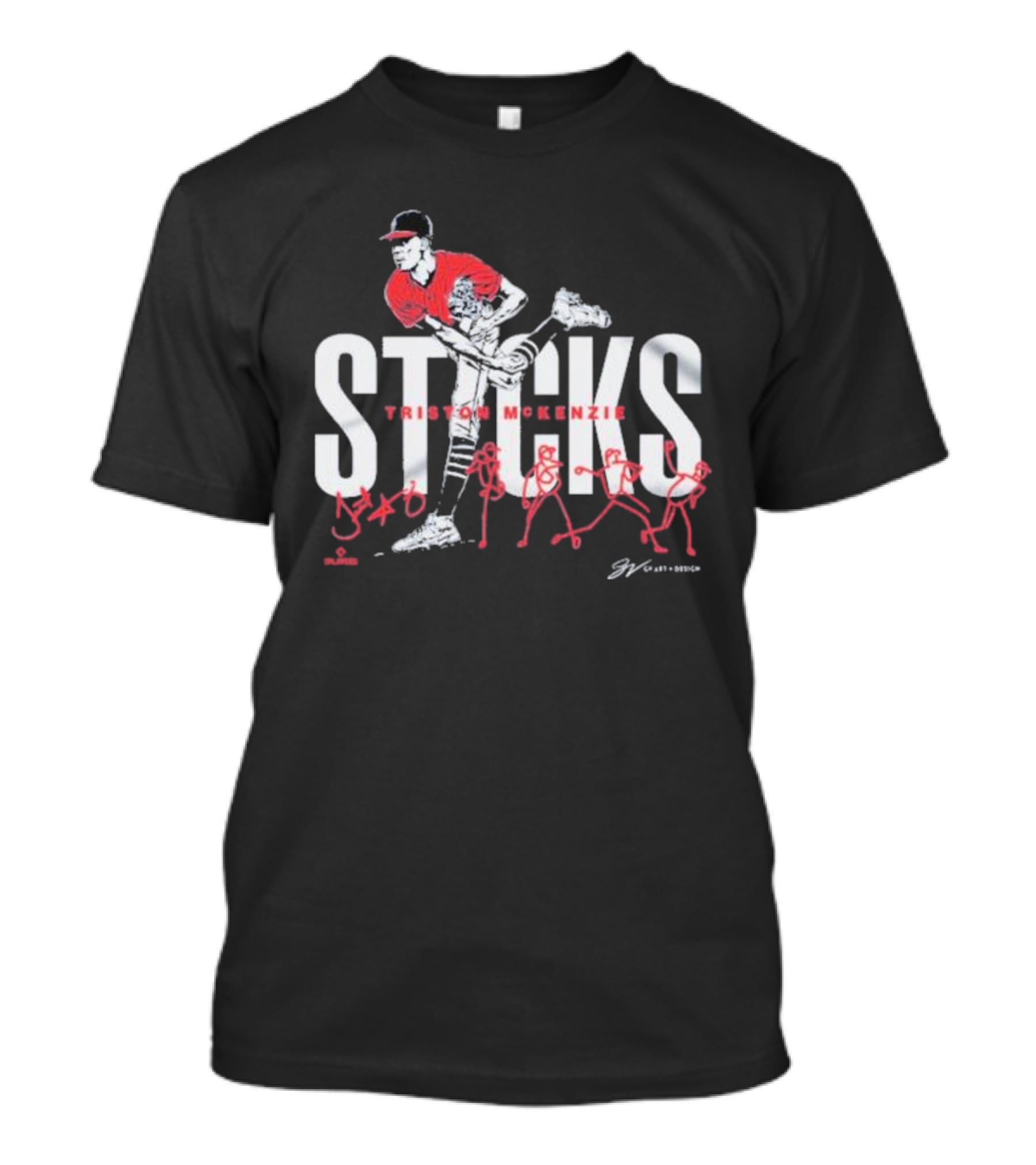 Triston McKenzie Sticks Baseball Pitch T-Shirt