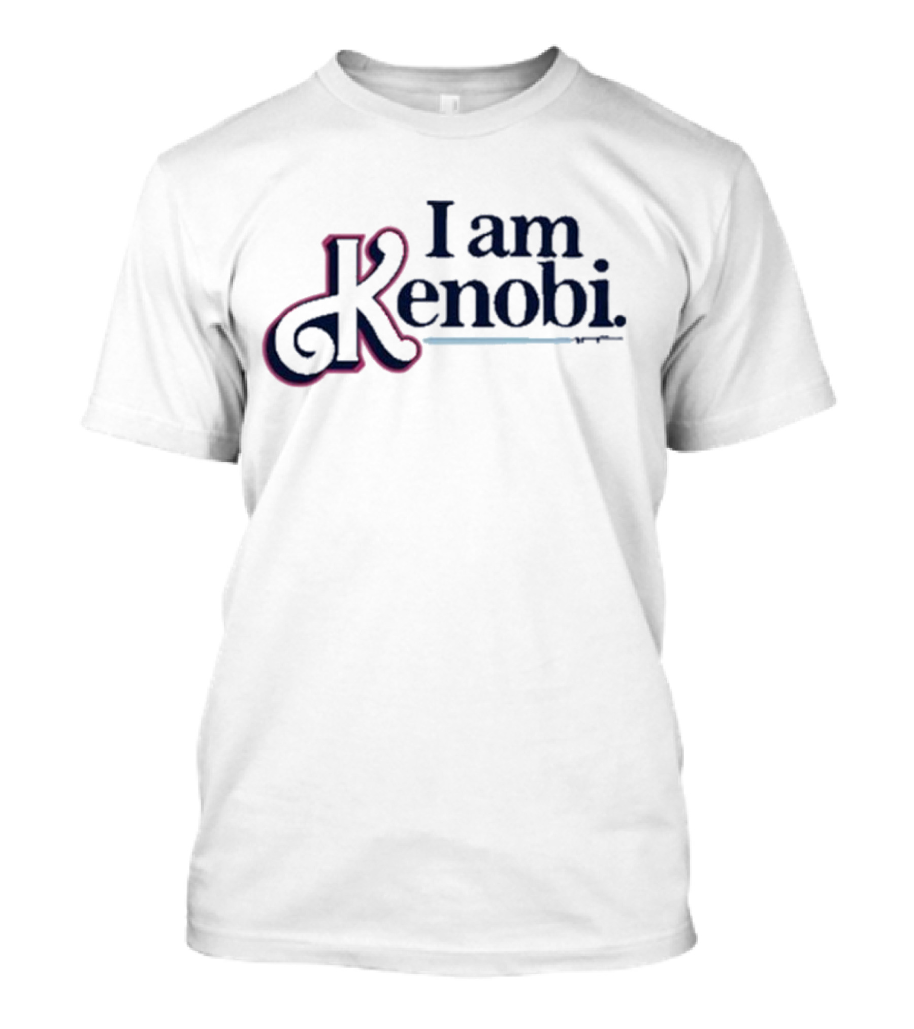 I Am Kenobi May The Kenergy Be With You Lightsaber T-Shirt