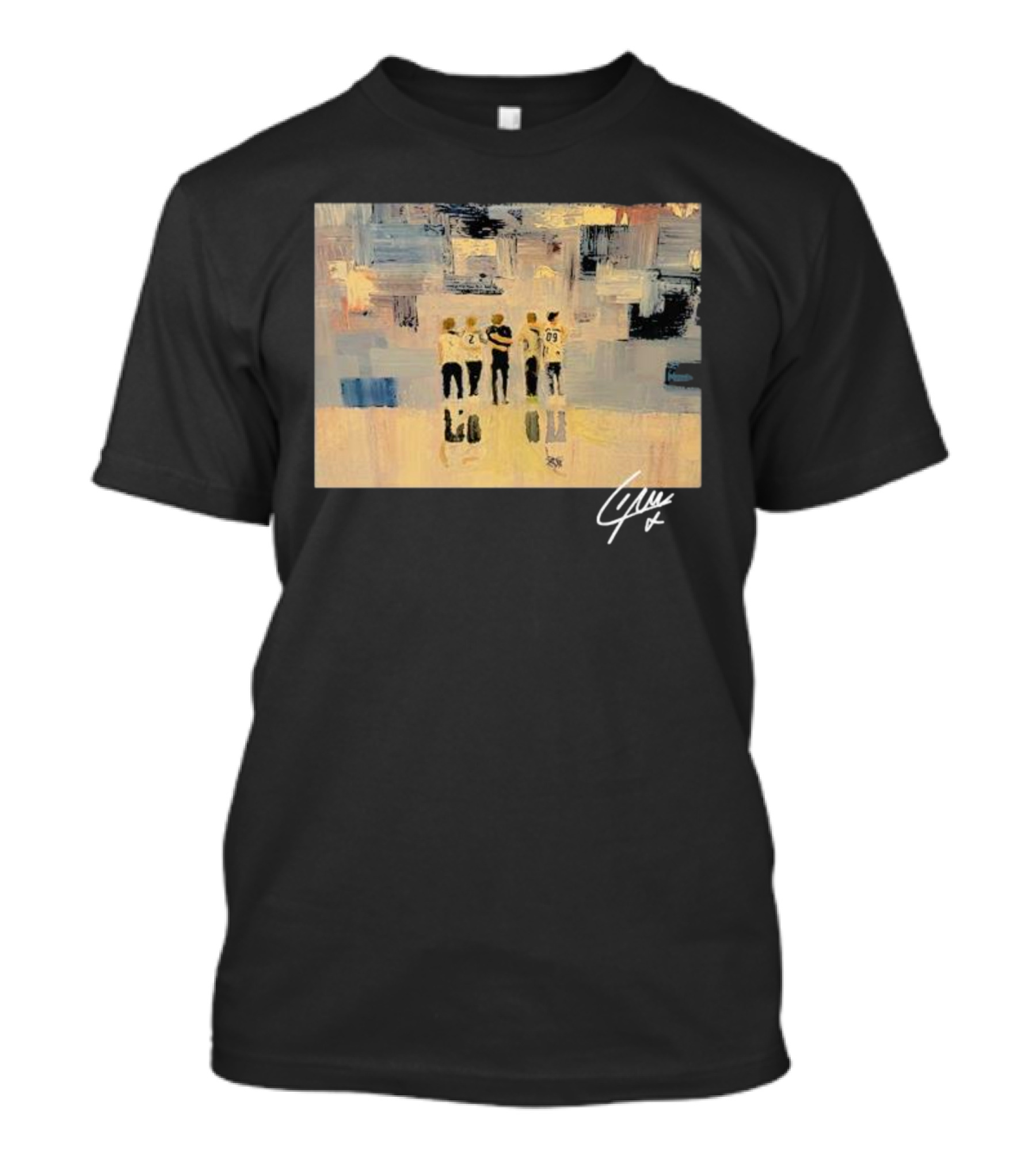 Liam Payne X Choose Love Abstract Band Painting With Signature T-Shirt