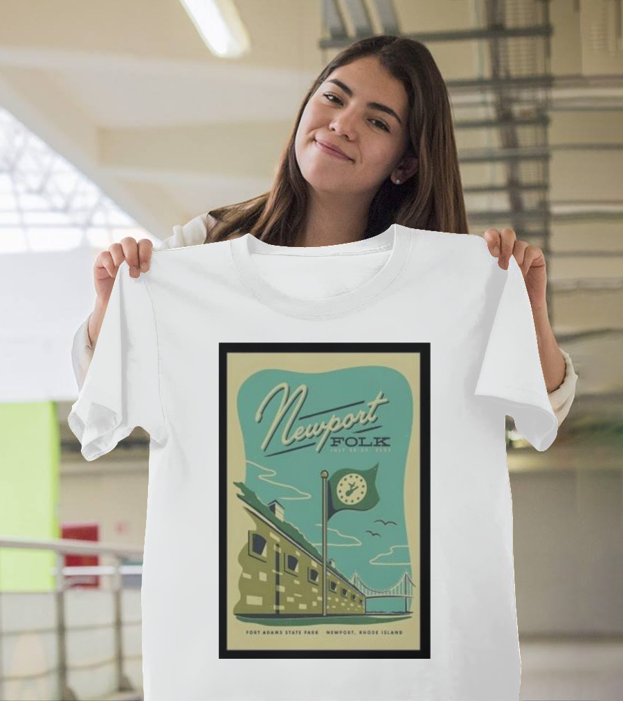 Newport Folk Festival July 28-30 Fort Adams State Park Newport Rhode Island T-Shirt