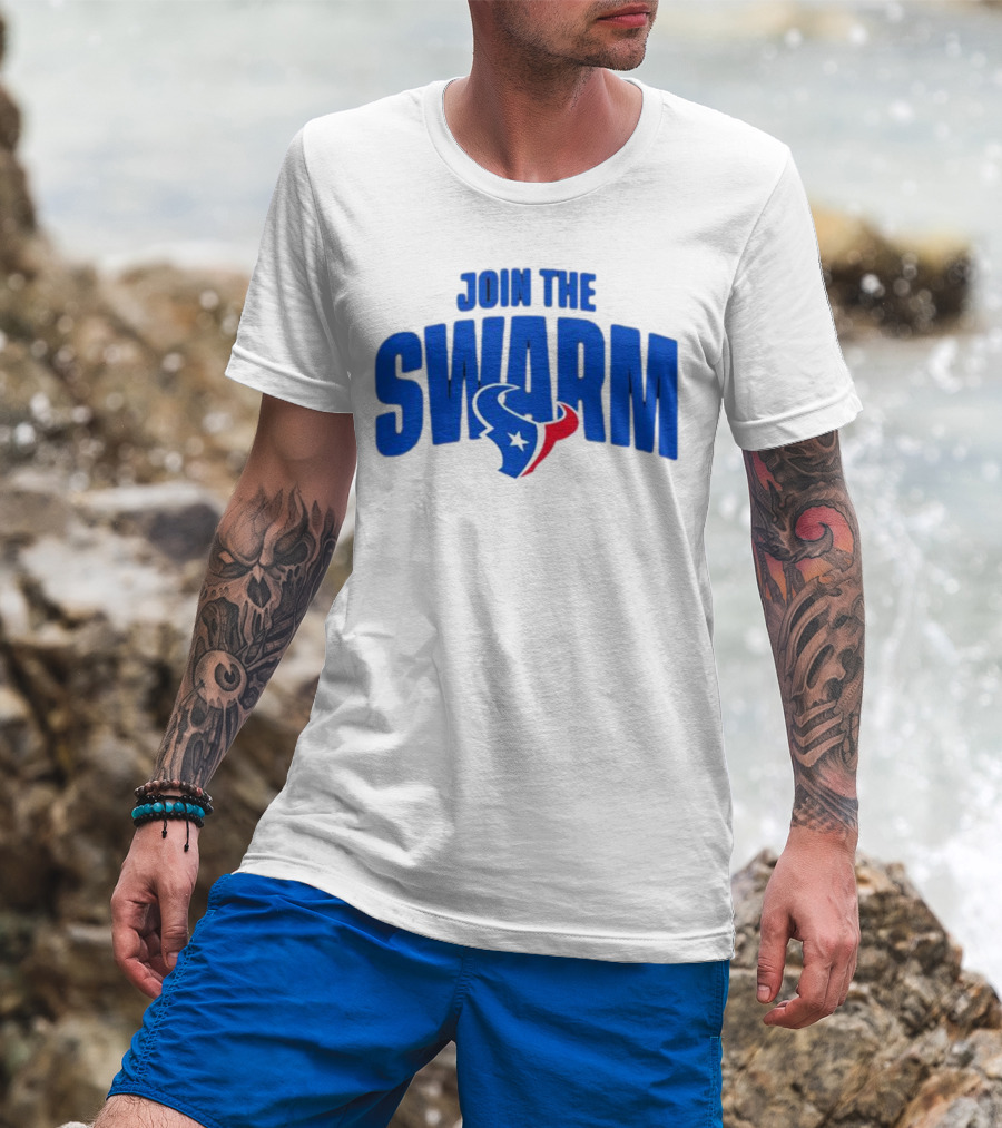 Join The Swarm Houston Texans Fan T-Shirt