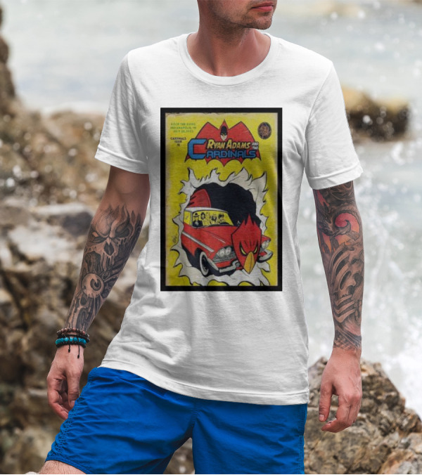 Rock The Ruins Indianapolis July 28 Ryan Adams And The Cardinals Issue 16 Comic T-Shirt