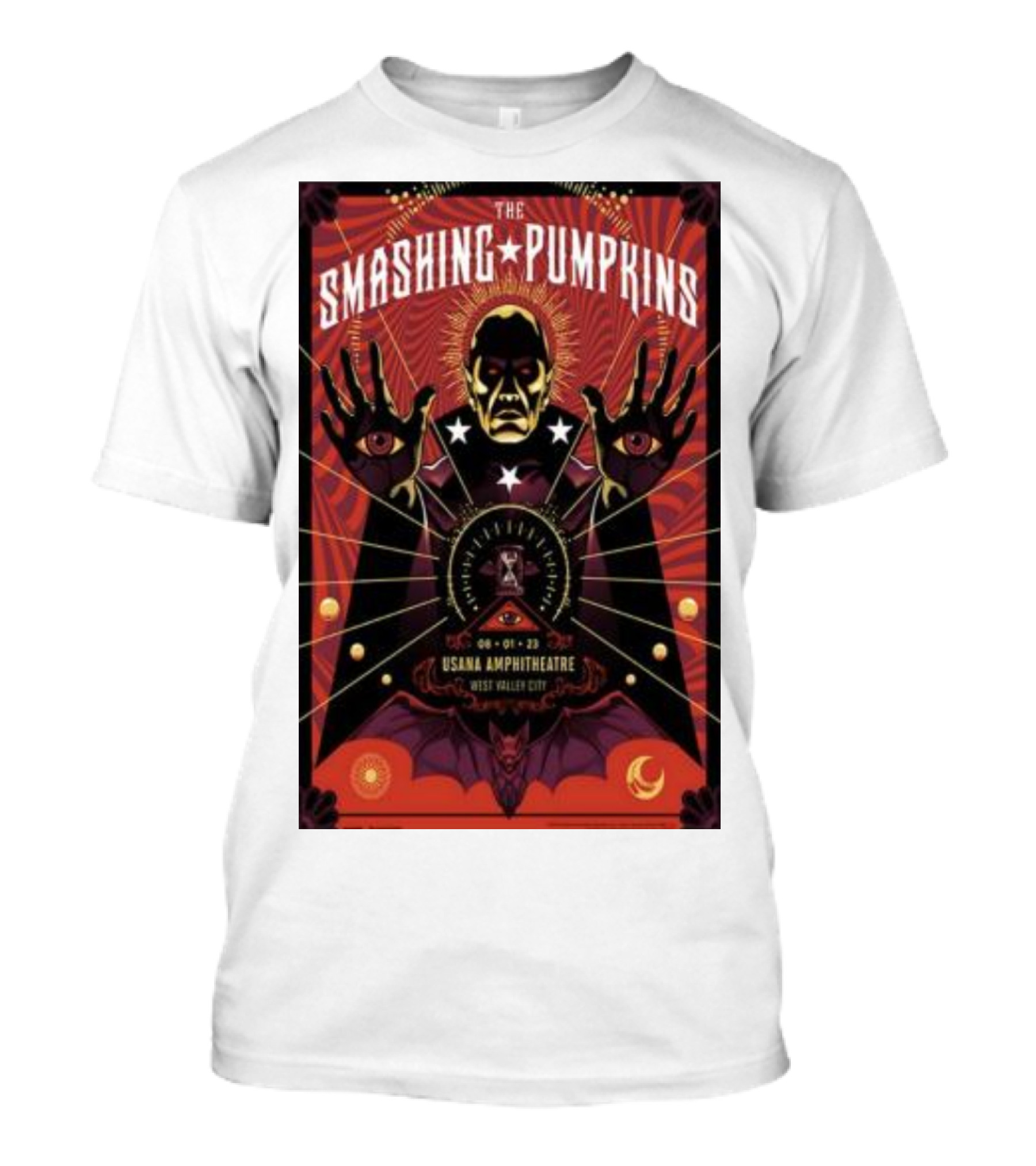 The Smashing Pumpkins USANA Amphitheatre August 1 West Valley City Concert T-Shirt