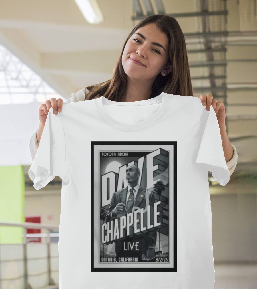 TOYOTA ARENA DAVE CHAPPELLE LIVE ONTARIO CALIFORNIA 8/27/23 T-Shirt