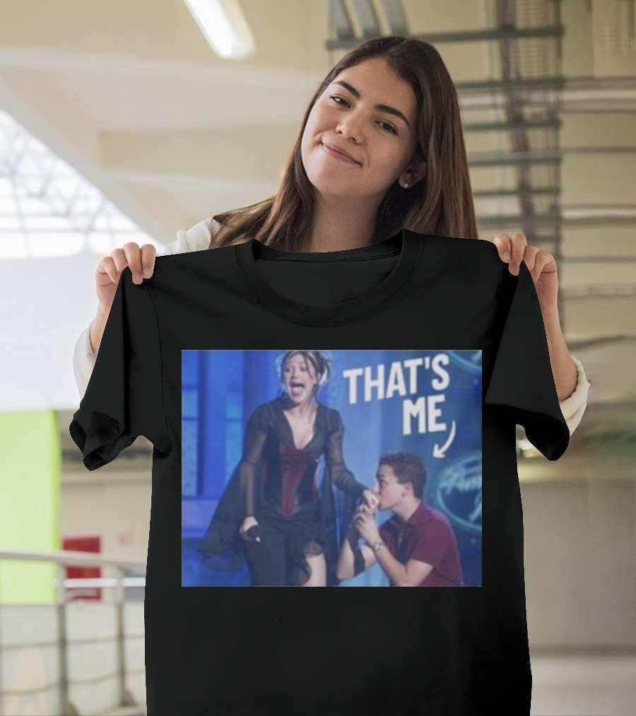 That's Me Iconic Moment Text With Enthusiastic Reaction T-Shirt