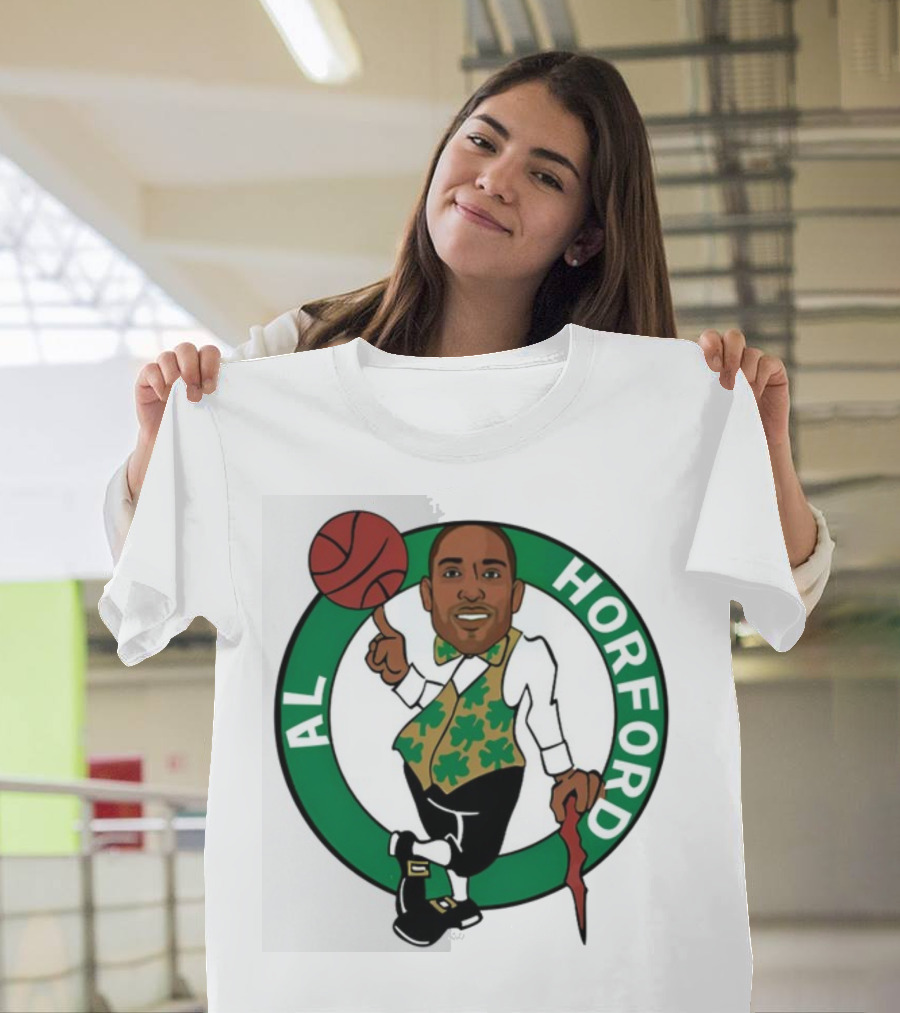 Juju Gotti Celtics Al Horford Lucky Clover T-Shirt