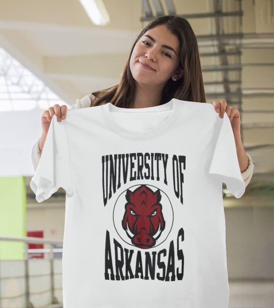University Of Arkansas Razorbacks Lightweight Crew 3.0 T-Shirt