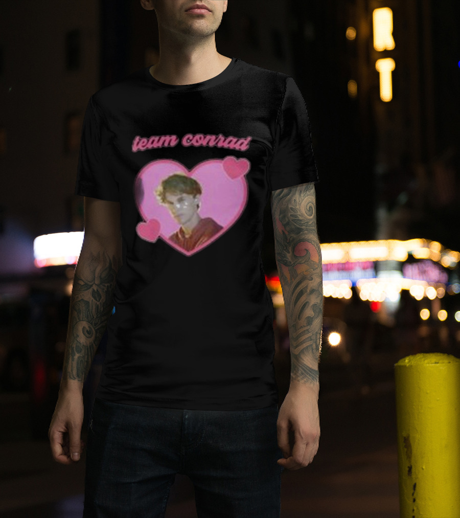 Team Conrad Heart Design Lembrar T-Shirt