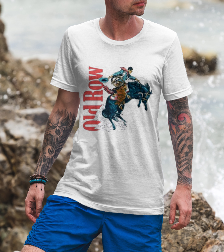 Old Row Cowboy Rodeo Rider Galloping 3.0 T-Shirt