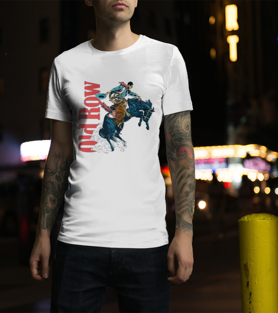Old Row Cowboy Rodeo Rider Galloping 3.0 T-Shirt