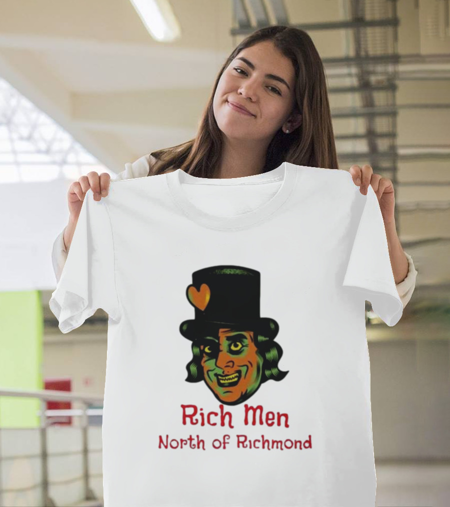 Rich Men North of Richmond Damn Shame Top Hat Heart T-Shirt