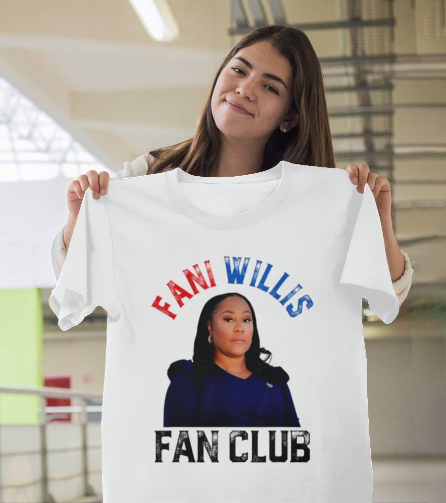 Fani Willis Fan Club USA Flag American T-Shirt