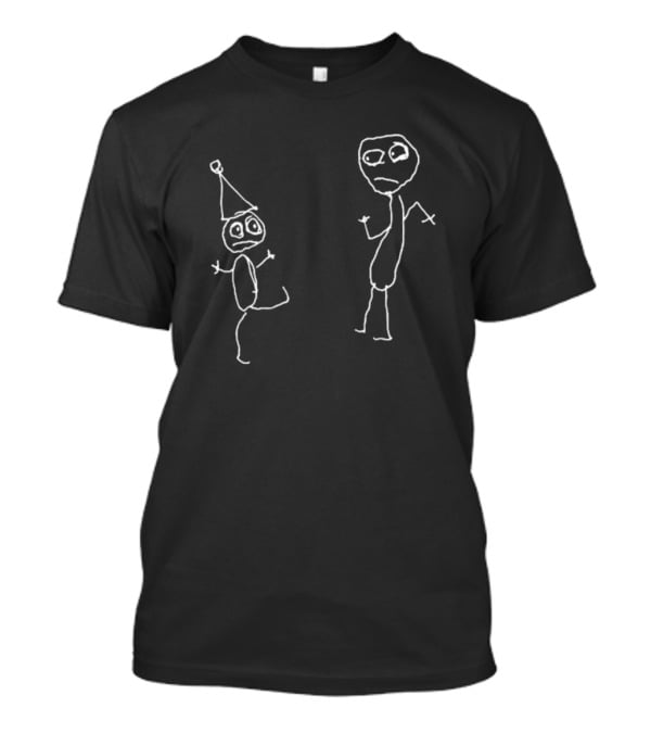 Don Hertzfeldt Rejected Left-Handed Surreal Stick Figure Characters T-Shirt