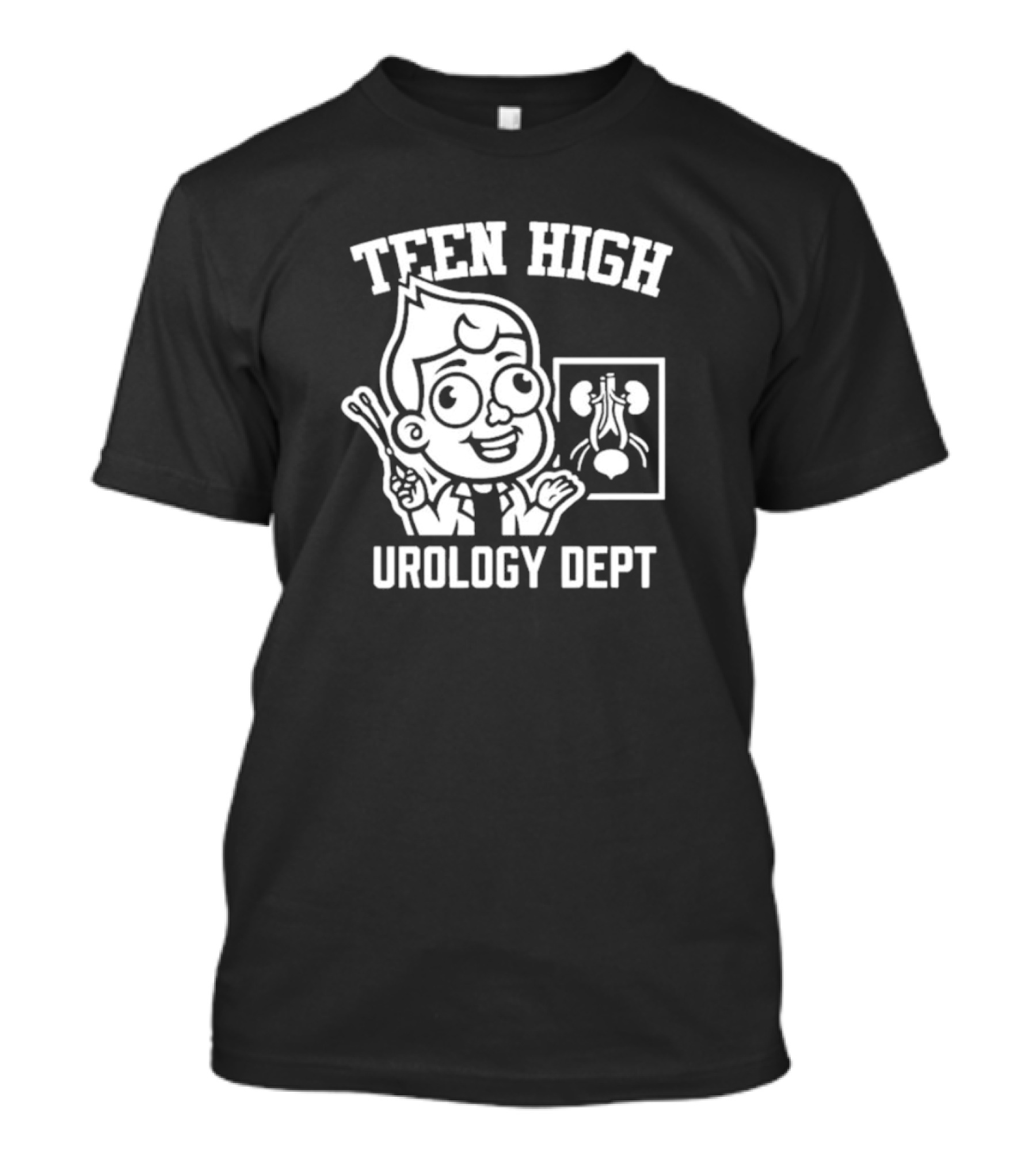 Dungeons And Daddies Teen High Urology Dept Character Holding Forceps T-Shirt