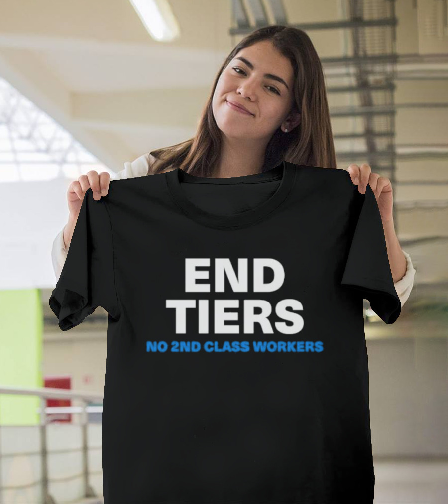 Shawn Fain End Tiers No 2nd Class Workers T-Shirt